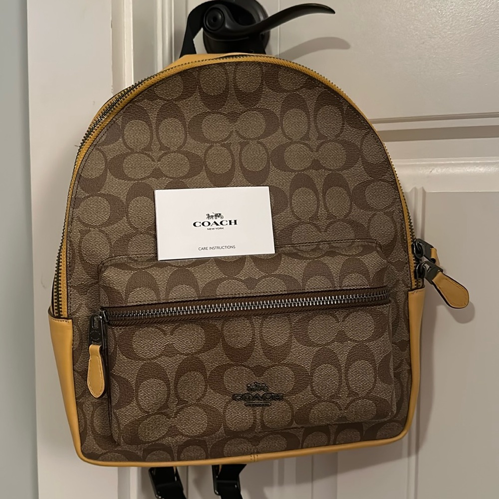 BNWT Genuine Coach Backpack purse! PERFECT CONDITION!